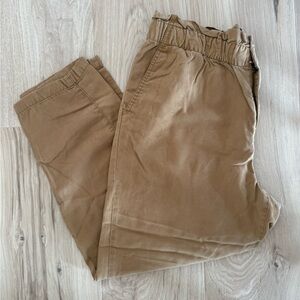 Loft khaki chino jogger